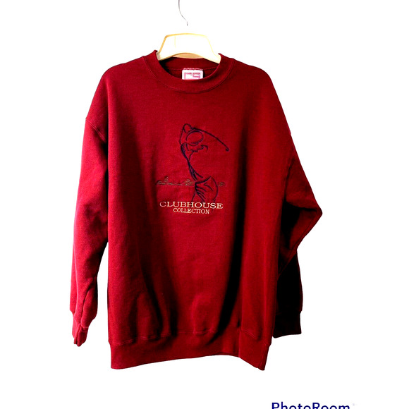 Clubhouse Other - Clubhouse Collection Embroidered Sweatshirt Men's Large Crable